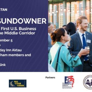 Network with the U.S. Business Delegation at the Aktau Sundowner