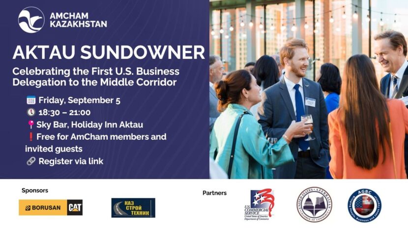 Network with the U.S. Business Delegation at the Aktau Sundowner