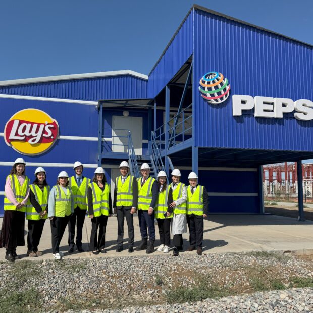 AmCham Kazakhstan and U.S. Consul General Visit PepsiCo’s New Plant Construction Site in Almaty Region