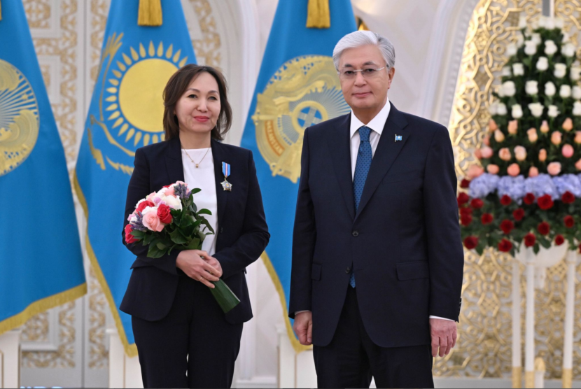 Citi Kazakhstan Representative Awarded Qurmet Award by President Tokayev
