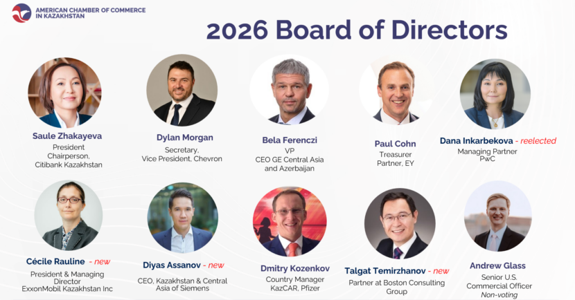 Welcoming the 2026 Board of Directors of AmCham Kazakhstan