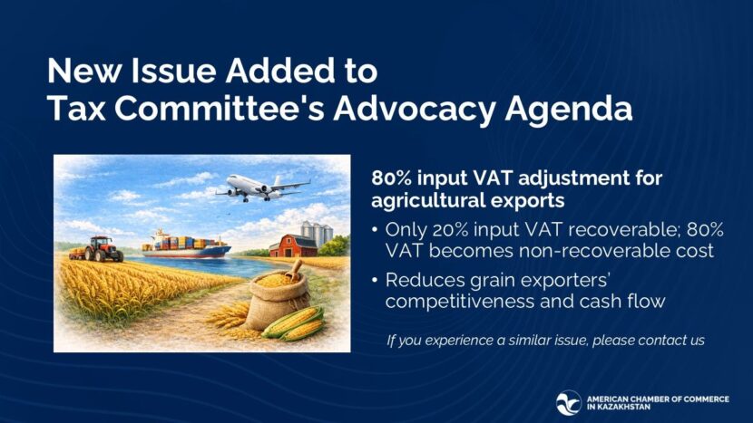 Grain Exporters’ VAT Refund Issue Added to AmCham Tax Advocacy Agenda